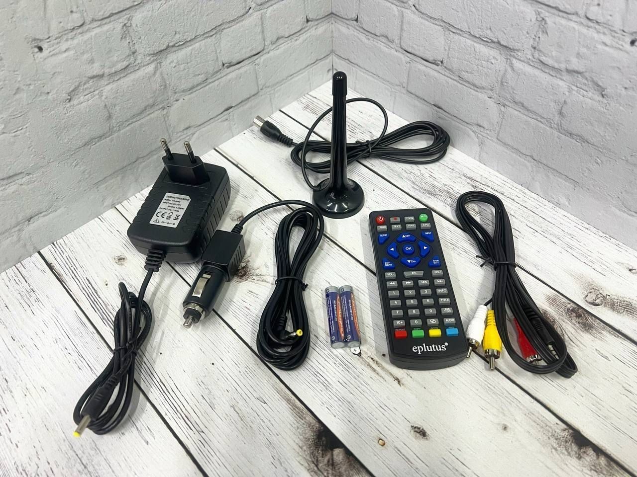 Портативный DVD плеер Eplutus EP-1609Т с DVB-T2 тюнером и FM радио - фото2 Портативный DVD плеер Eplutus EP-1609Т с DVB-T2 тюнером и FM радио - фото2