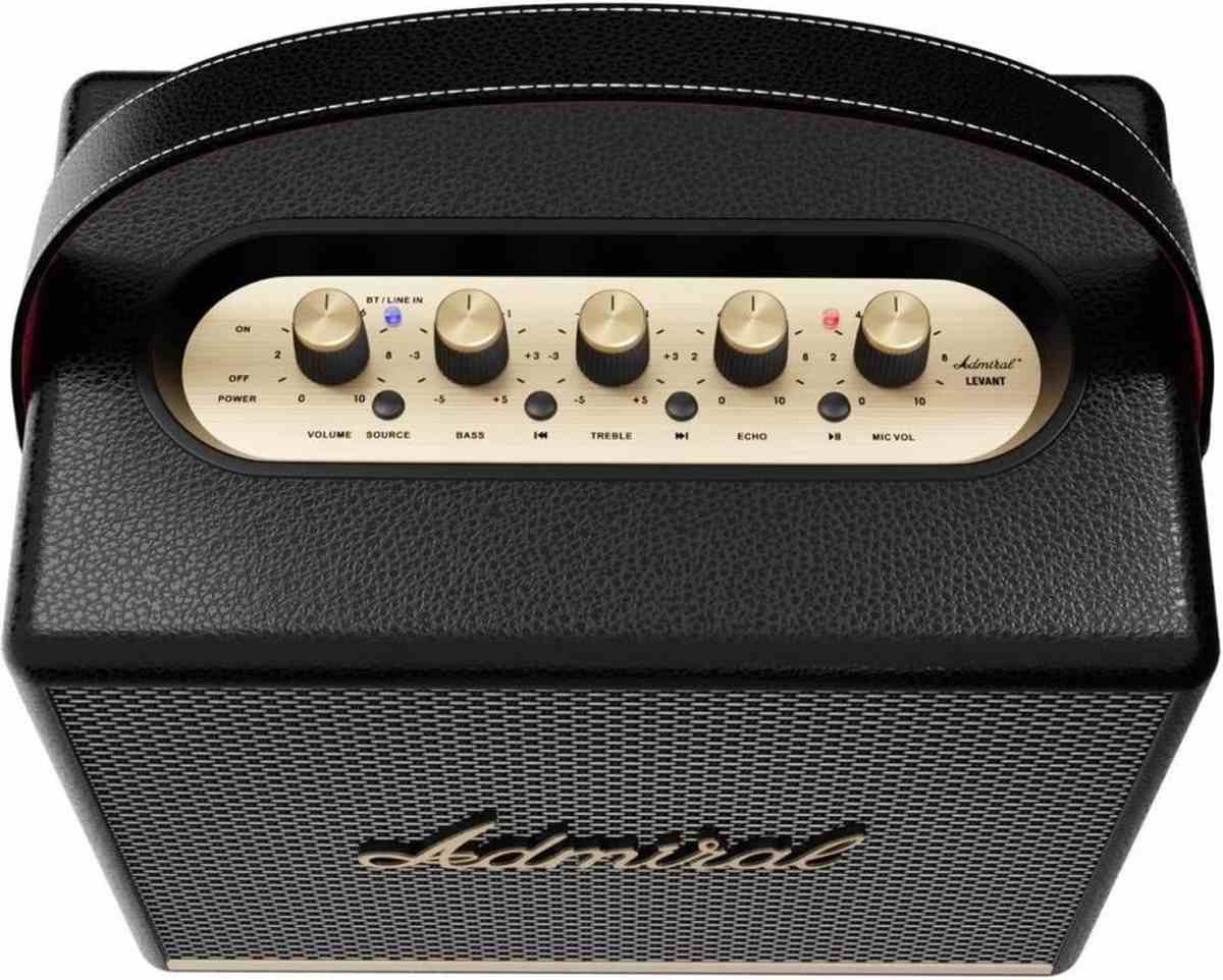 Портативная беспроводная колонка Admiral Levant (черный) - фото2