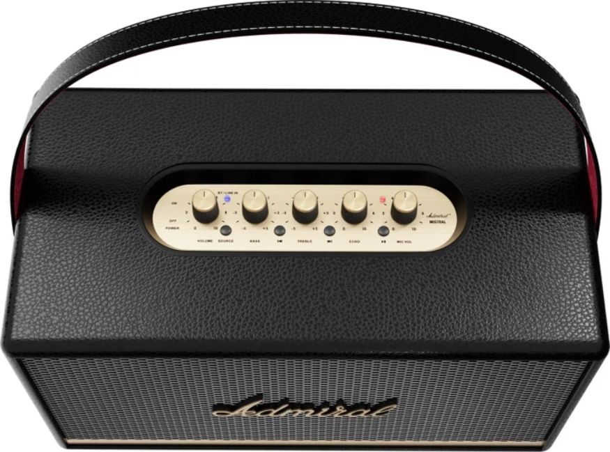 Портативная беспроводная колонка Admiral Mistral (черный) - фото2