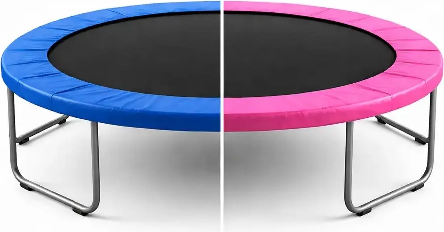 Кожух для батута двухсторонний AMETIST PRO D06FT Blue/Pink - фото1