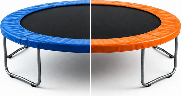 Кожух для батута двухсторонний AMETIST PRO D13FT Blue/Orange - фото1