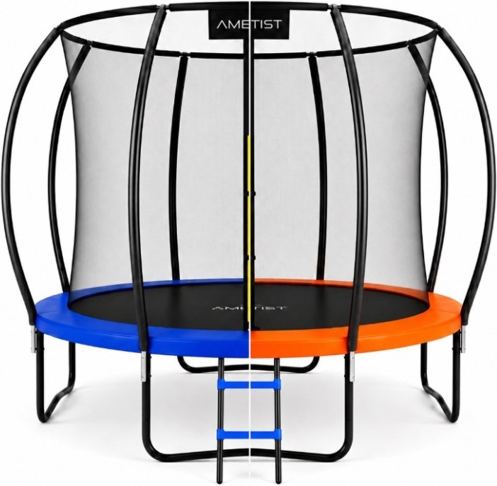 Батут AMETIST PRO Inside D312-10FT Blue/Orange	 - фото1