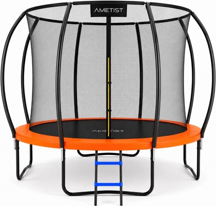 Батут AMETIST PRO Inside D312-10FT Blue/Orange	 - фото2