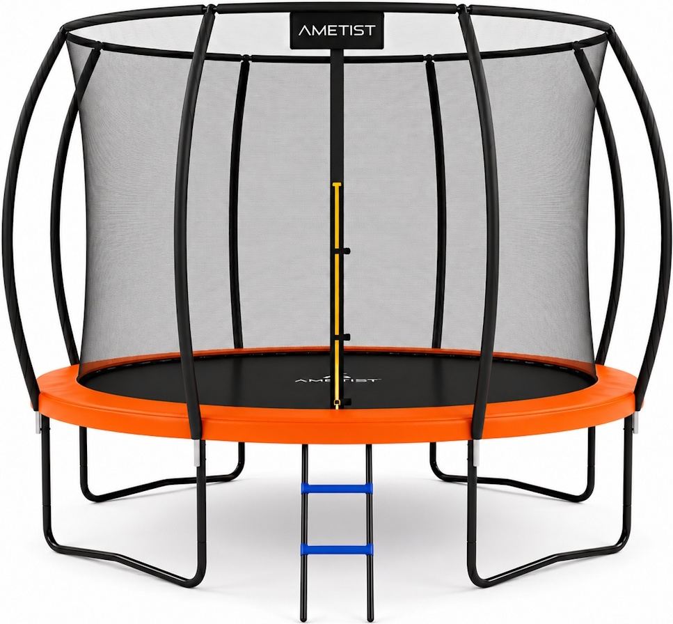 Батут AMETIST PRO Inside D374-12FT Blue/Orange - фото2
