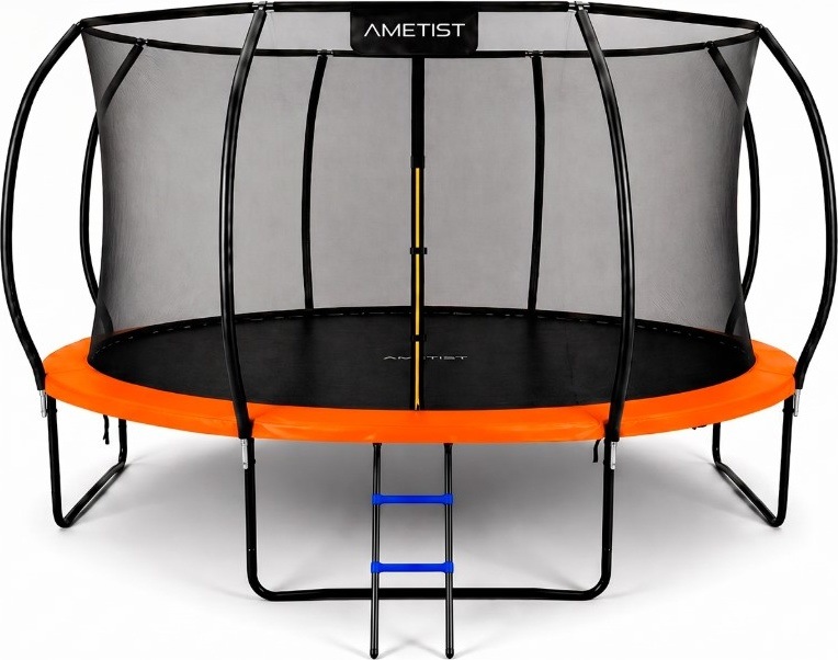 Батут AMETIST PRO Inside D435-14FT Blue/Orange	 - фото2
