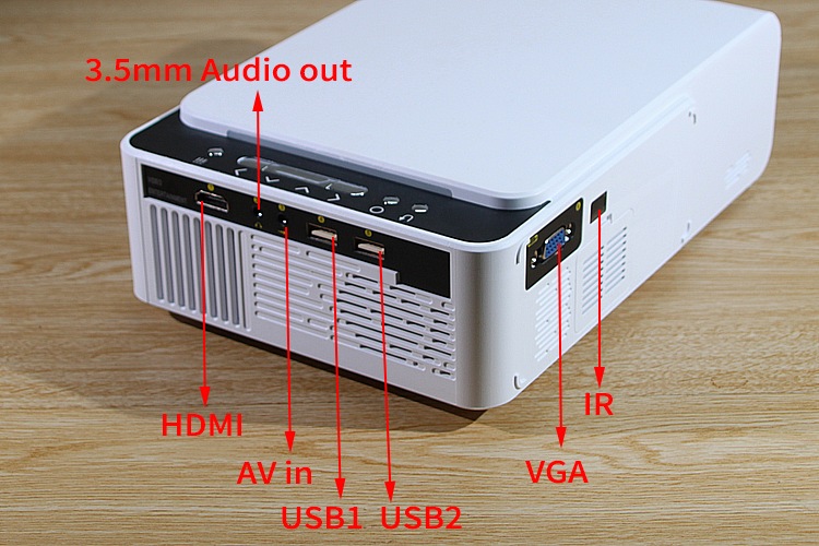 LED Проектор T5 с WiFi фото-3