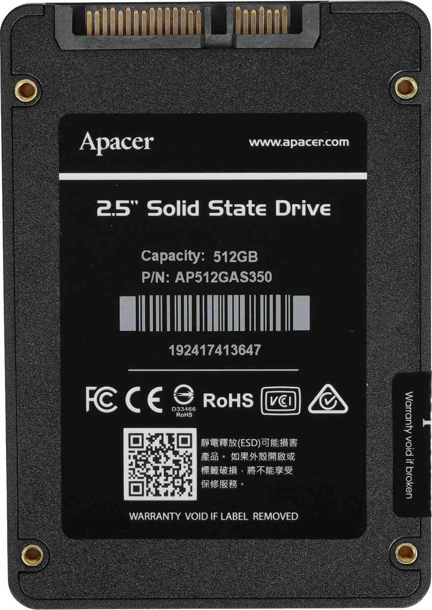 SSD диск Apacer Panther AS350 (512Gb) - фото2