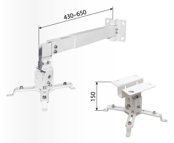 Кронштейн Arm Media PROJECTOR-3 (до 20кг) White - фото1 Кронштейн Arm Media PROJECTOR-3 (до 20кг) White - фото1