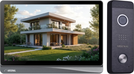 Комплект видеодомофона Arsenal Ювента 8 FHD TUYA + Рокси FHD - фото1