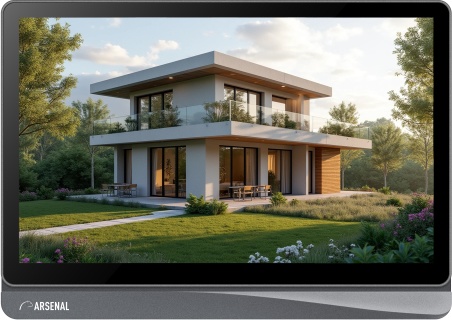 Комплект видеодомофона Arsenal Ювента 8 FHD TUYA + Рокси FHD - фото2