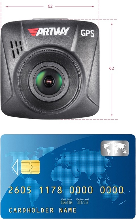 Видеорегистратор Artway AV-397 GPS Compact фото-3