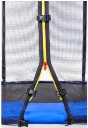 Батут Atlas Sport 374 см (12ft) с внутренней сеткой и лестницей BLUE фото-3