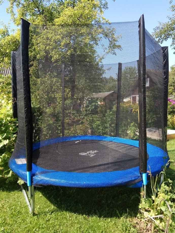 Батут Atlas Sport 140 см (4.5ft) BLUE без лестницы фото-3