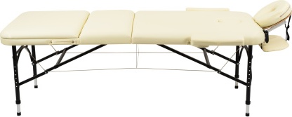 Массажный стол Atlas Sport Strong складной 3-с алюминиевый 70 см (бежевый) - фото1