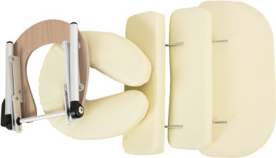 Массажный стол Atlas Sport Strong складной 3-с алюминиевый 70 см (бежевый) - фото2