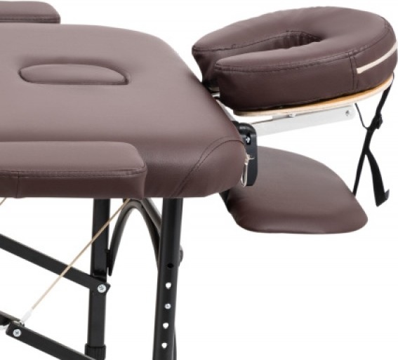 Массажный стол Atlas Sport Strong складной 3-с алюминиевый 70 см (коричневый) фото-3 Массажный стол Atlas Sport Strong складной 3-с алюминиевый 70 см (коричневый) фото-3