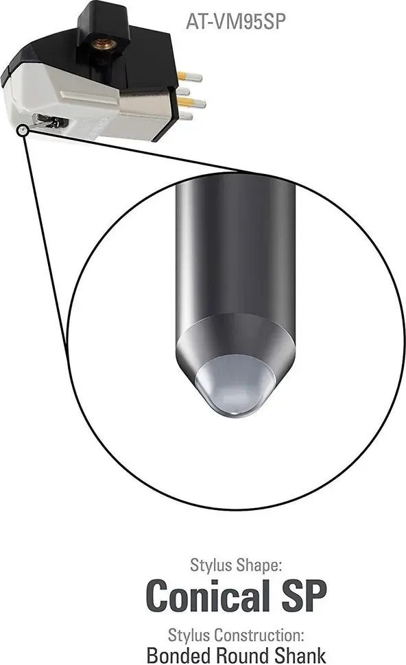 Головка звукоснимателя Audio Technica AT-VM95SP фото-3 Головка звукоснимателя Audio Technica AT-VM95SP фото-3
