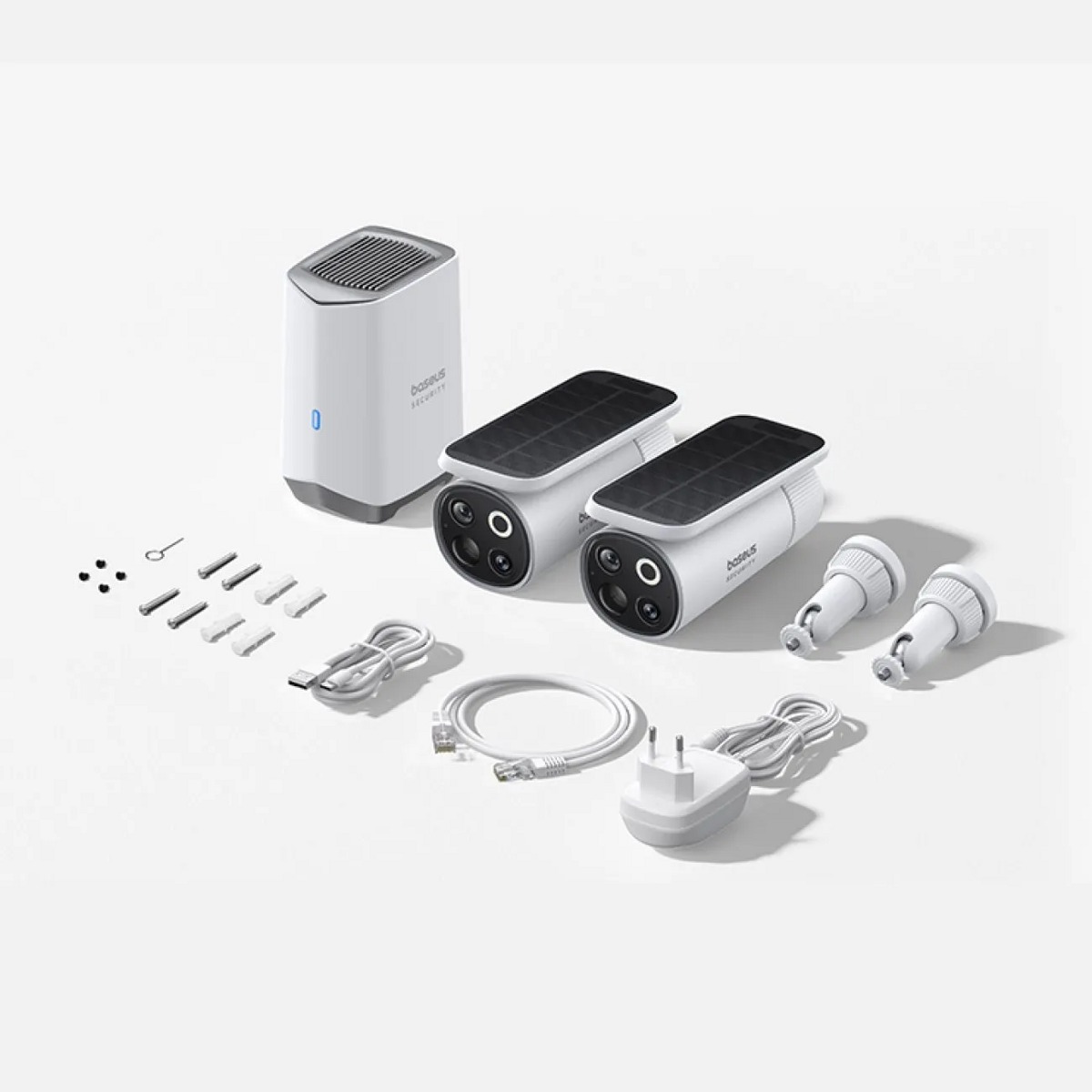 IP-камера Baseus S0TX002131 Security S1 Pro Dual 3K 2-Cam Kit (белый) фото-3