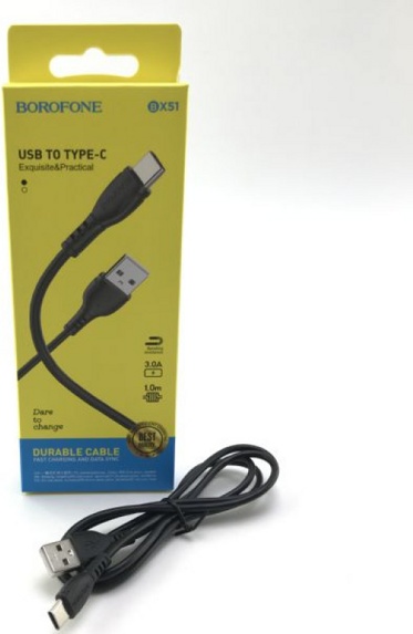 Кабель BOROFONE BX51, 1m, USB - Type-C фото-3 Кабель BOROFONE BX51, 1m, USB - Type-C фото-3