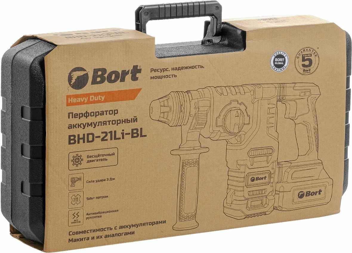 Перфоратор Bort BHD-21Li-BL фото-3
