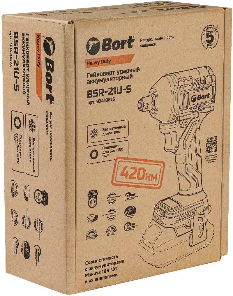 Гайковерт Bort BSR-21U-S фото-3
