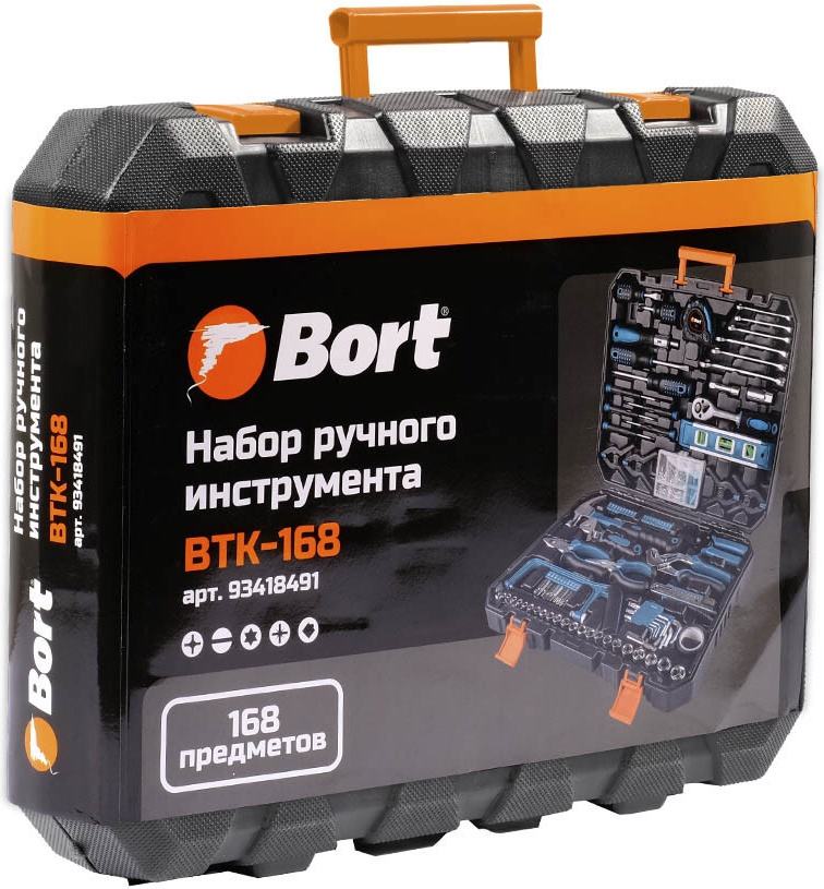 Набор ручного инструмента Bort BTK-168 (168 предметов) фото-3