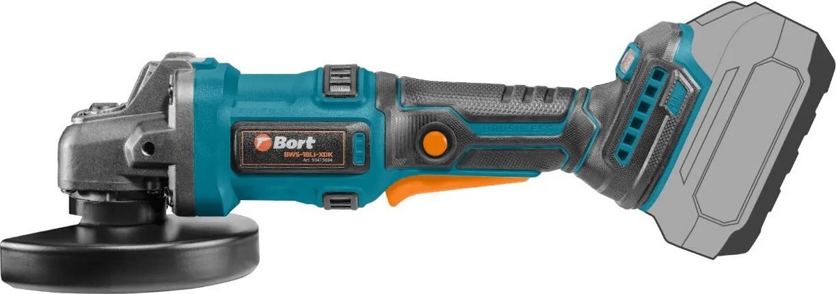 Угловая шлифмашина Bort BWS-18Li-XDK - фото2 Угловая шлифмашина Bort BWS-18Li-XDK - фото2