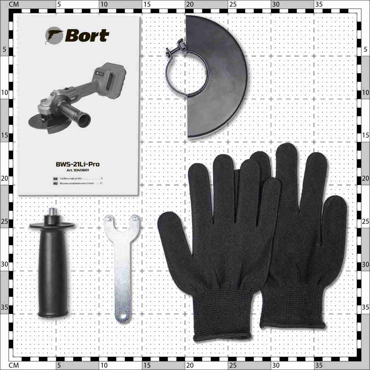 Угловая шлифмашина Bort BWS-21Li-Pro - фото2 Угловая шлифмашина Bort BWS-21Li-Pro - фото2