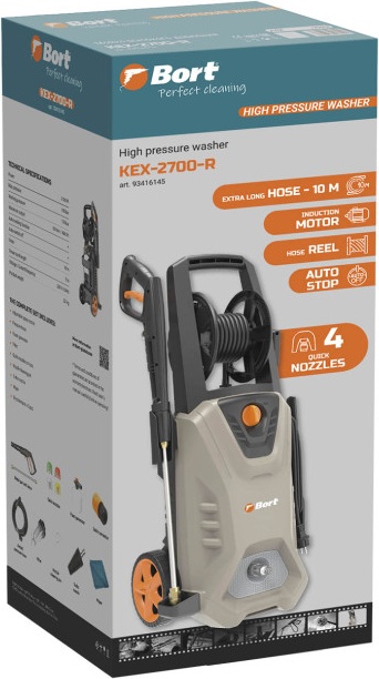 Мойка высокого давления Bort KEX-2700-R фото-3
