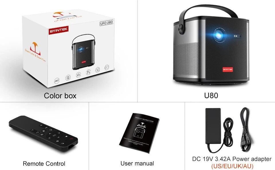 Проектор BYINTEK U80 фото-3