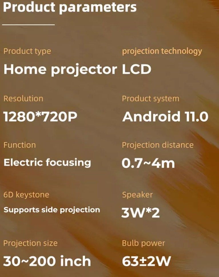 Компактный HD-проектор BYINTEK X15 с Android фото-3