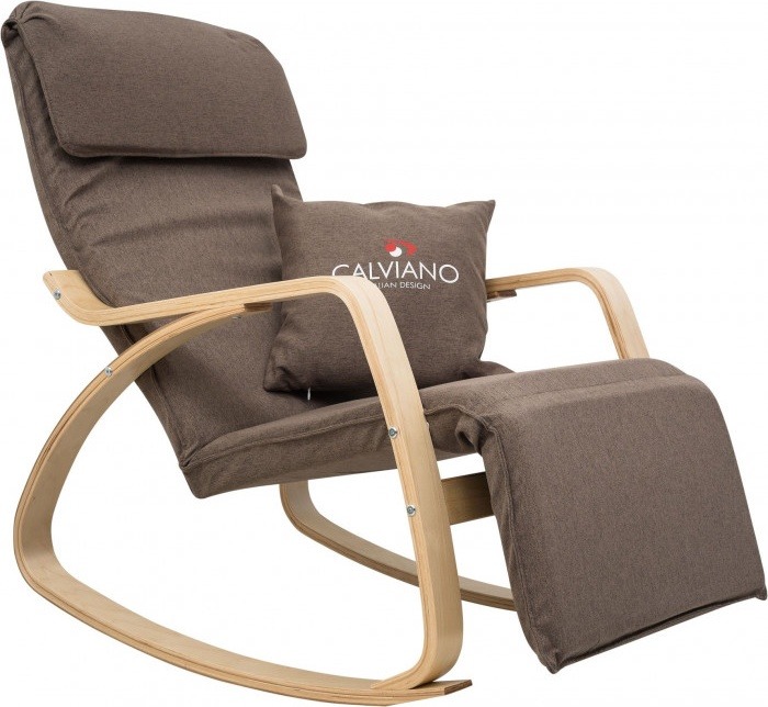 Кресло-качалка Calviano Comfort 1 (коричневое) - фото1 Кресло-качалка Calviano Comfort 1 (коричневое) - фото1