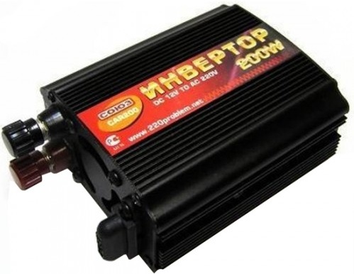 Инвертор СОЮЗ CAR 200 metal 200W - фото1 Инвертор СОЮЗ CAR 200 metal 200W - фото1