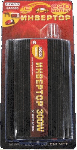 Инвертор СОЮЗ CAR 300 metal 300W - фото2 Инвертор СОЮЗ CAR 300 metal 300W - фото2