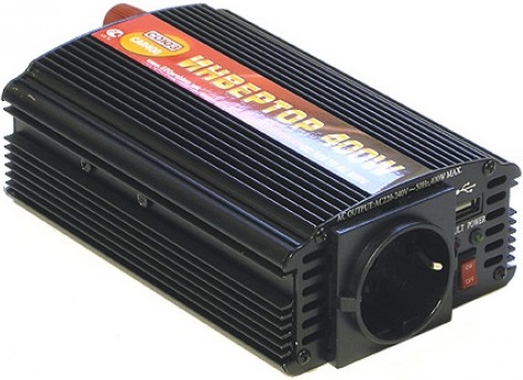 Инвертор СОЮЗ CAR 400 metal 400W - фото2 Инвертор СОЮЗ CAR 400 metal 400W - фото2
