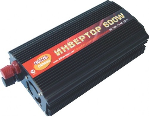 Инвертор СОЮЗ CAR 600 metal 600W - фото1 Инвертор СОЮЗ CAR 600 metal 600W - фото1