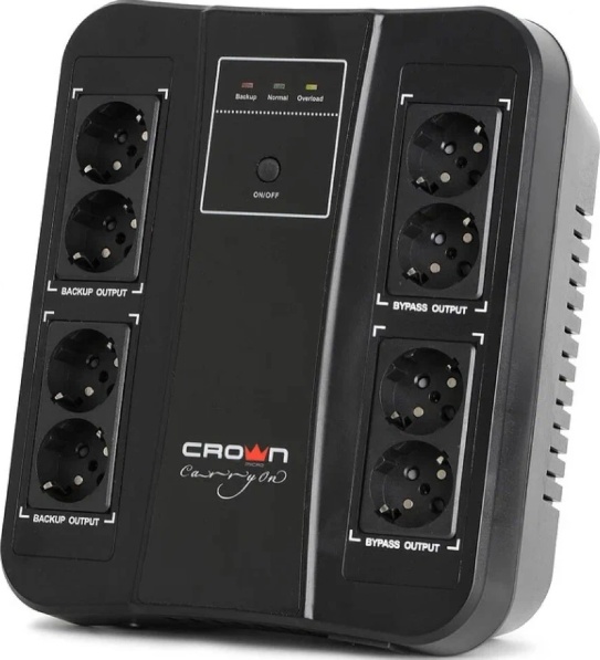 ИБП Crown CMUS-255 EURO SMART 650VA/390W - фото1