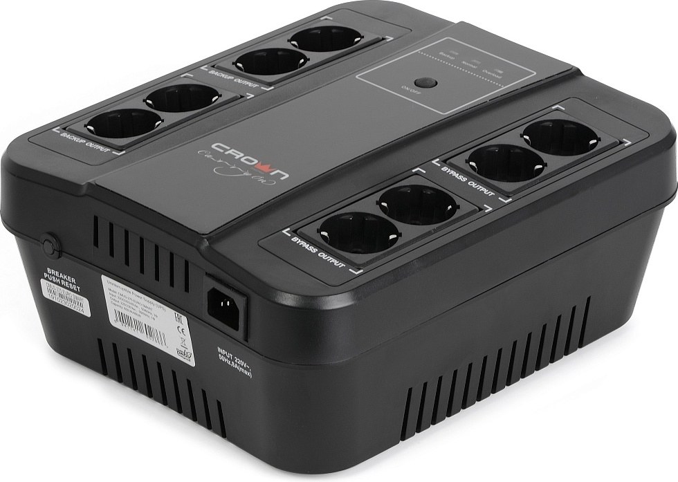ИБП Crown CMUS-275 EURO SMART 850VA\480W - фото1