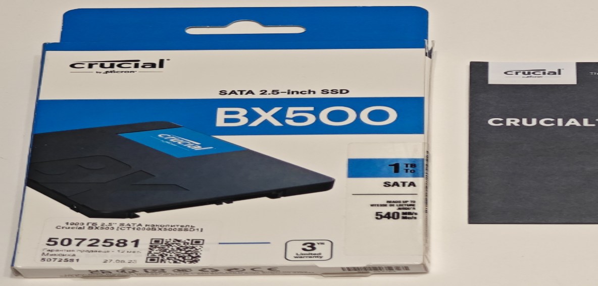 SSD диск Crucial BX500 (1Tb) фото-3