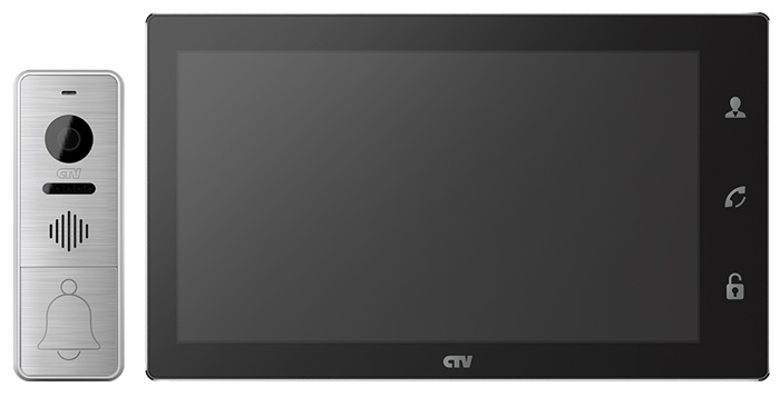 Комплект видеодомофона CTV DP4106 AHD (белый) - фото2 Комплект видеодомофона CTV DP4106 AHD (белый) - фото2