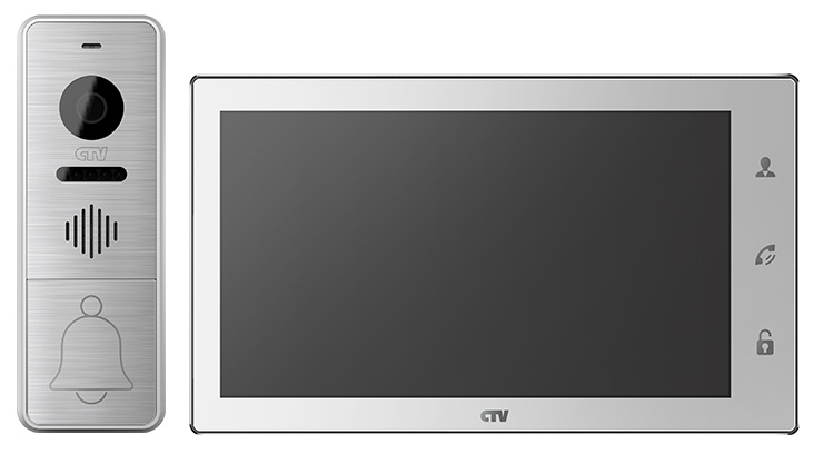 Комплект видеодомофона CTV DP4706 AHD (белый) - фото1 Комплект видеодомофона CTV DP4706 AHD (белый) - фото1