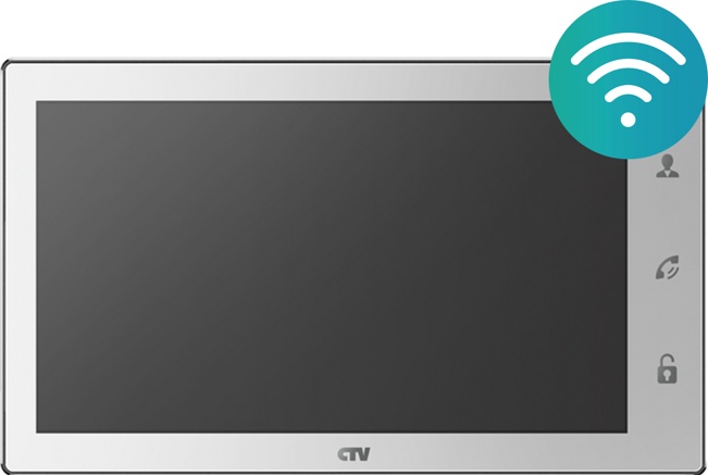 Видеодомофон CTV M4102 FHD (белый) - фото1 Видеодомофон CTV M4102 FHD (белый) - фото1