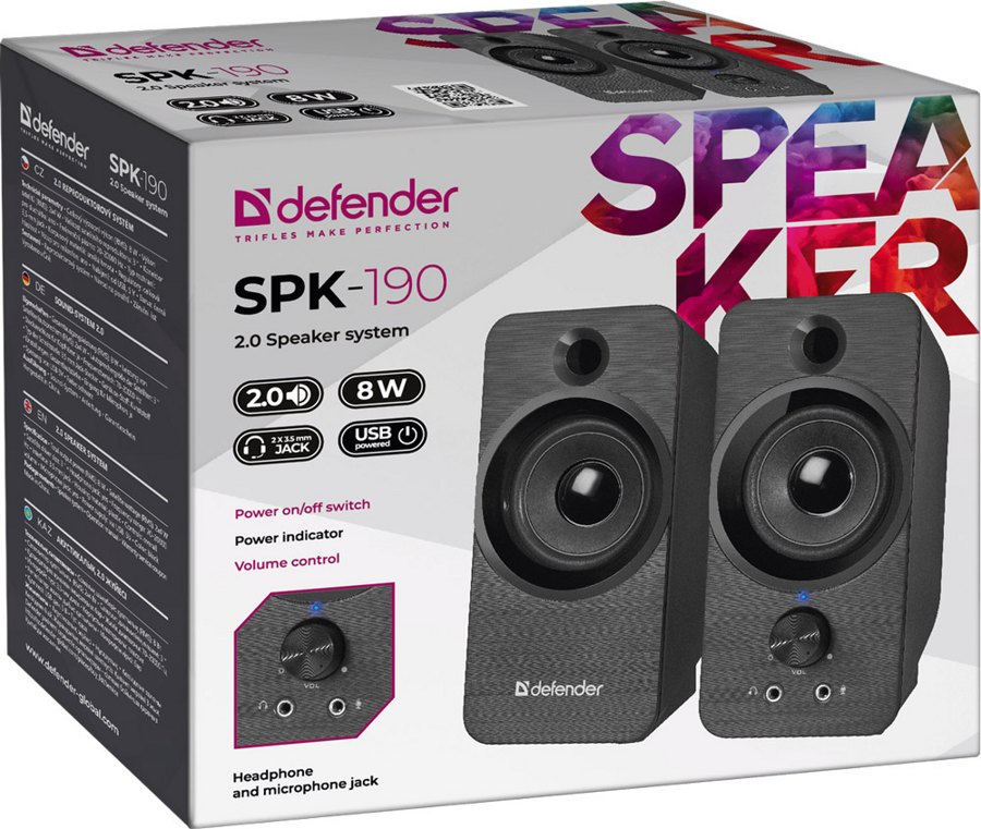 Портативная акустика Defender SPK-190 - фото2 Портативная акустика Defender SPK-190 - фото2