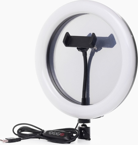 Кольцевая лампа светодиодная Dimmable 26см - фото2