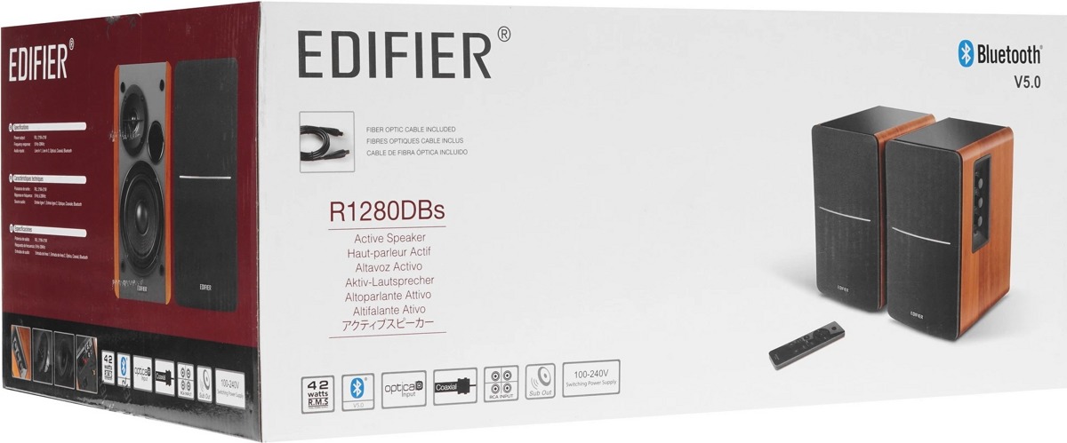 Акустика Edifier R1280DBs (коричневый) фото-3