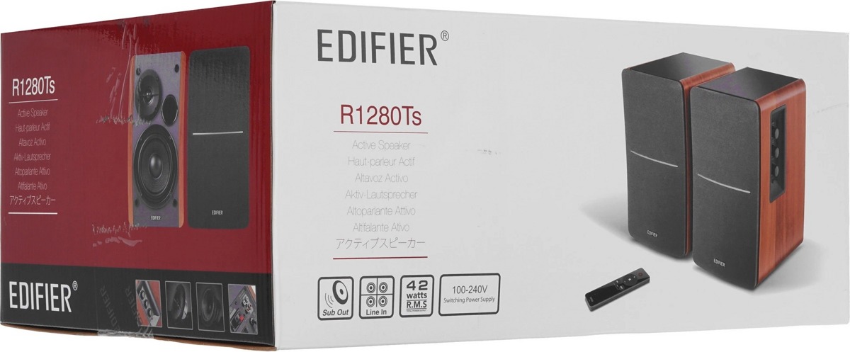 Акустика Edifier R1280Ts (коричневый) фото-3