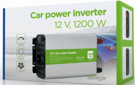 Автоинвертор Gembird EG-PWC1200-01 1200W фото-3
