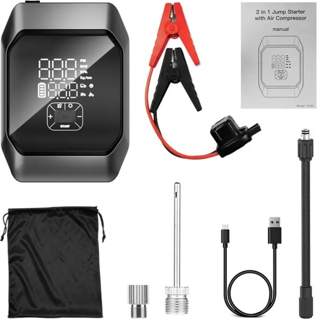 Автомобильный насос аварийного питания Eplutus EL-22 ( JUMP STARTER 800A ) фото-3 Автомобильный насос аварийного питания Eplutus EL-22 ( JUMP STARTER 800A ) фото-3