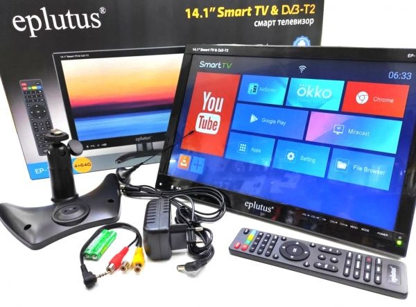 Автомобильный телевизор Eplutus EP-1430S  --новинка-- Android фото-3