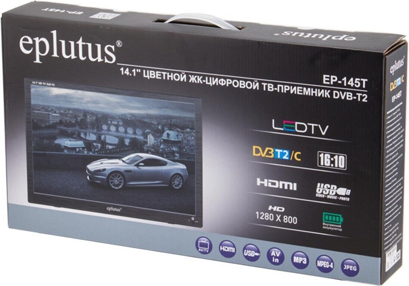 Автомобильный телевизор Eplutus EP-145T  --новинка-- фото-3
